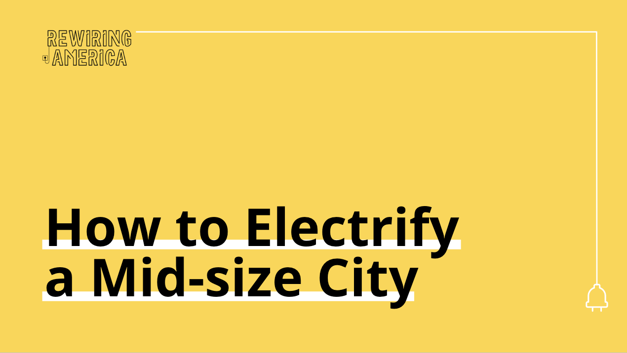 How to Electrify a Mid-size City: Presentation